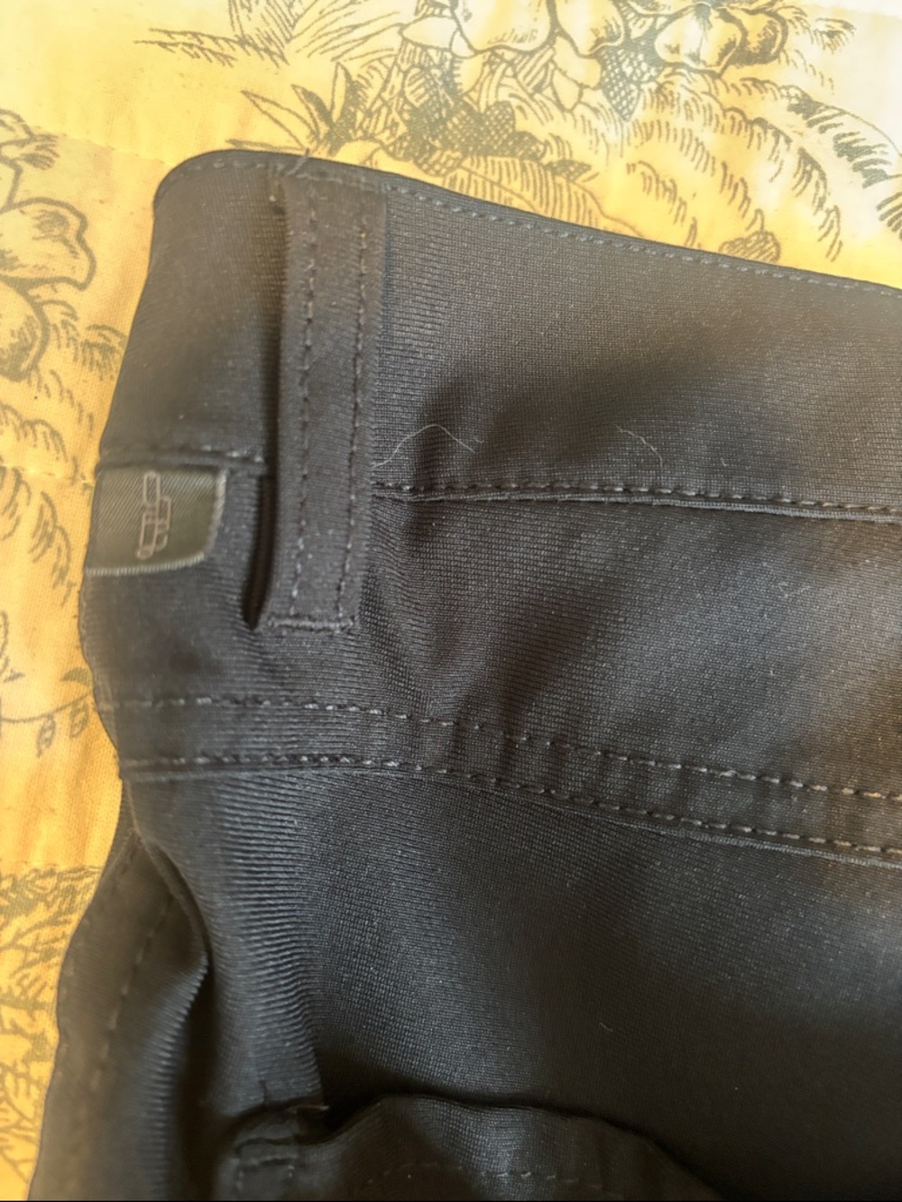 Classic Black Straight-Leg Pants - Picture 5 of 6